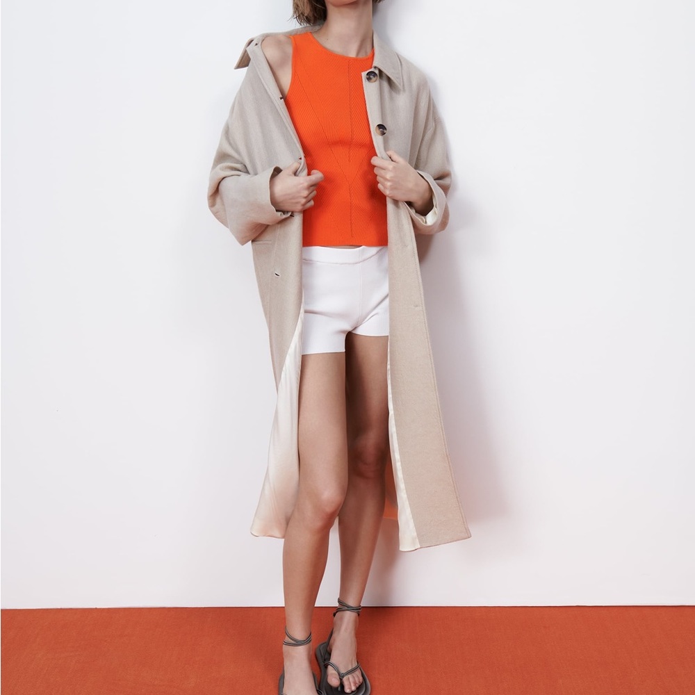 ZARA MANTEAU AVEC LAINE LIMITED EDITION‎ JACKET - Picture 9 of 13